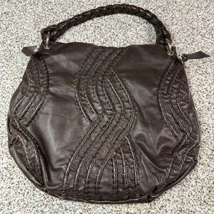 Fenn Wright Manson Brown Leather Hobo Bag with Braided Strap